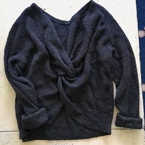 Aerie knot back sweater